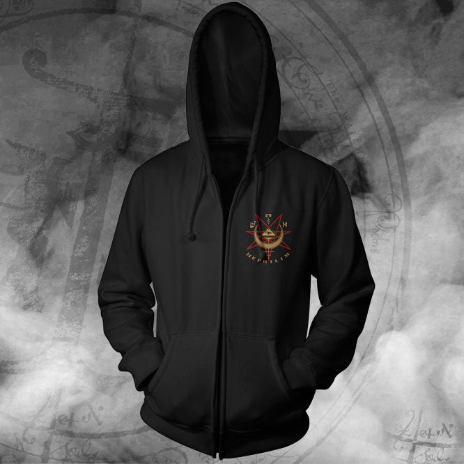 Red/Gold Logo- Zip Hoodie